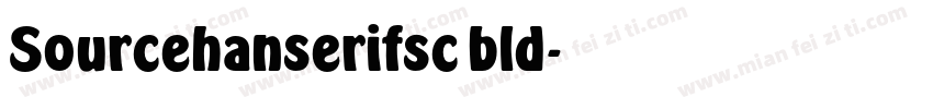 Sourcehanserifsc bld字体转换